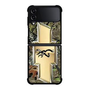 CHEVY CHEVROLET BROWNING CAMO LEAF Samsung Galaxy Z Flip 4 Case Cover CHEVY CHEVROLET BROWNING CAMO LEAF Samsung Galaxy Z Flip 4 Case Cover