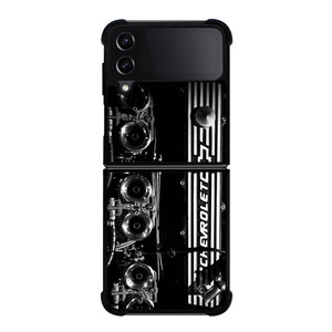 CHEVY CHEVROLET ENGINES Samsung Galaxy Z Flip 4 Case Cover CHEVY CHEVROLET ENGINES Samsung Galaxy Z Flip 4 Case Cover