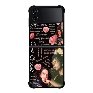 CHRIS CORNELL COLLAGE Samsung Galaxy Z Flip 4 Case Cover CHRIS CORNELL COLLAGE Samsung Galaxy Z Flip 4 Case Cover