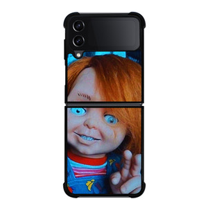 CHUCKY DOLL PEACE FINGER Samsung Galaxy Z Flip 4 Case Cover CHUCKY DOLL PEACE FINGER Samsung Galaxy Z Flip 4 Case Cover