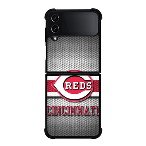 CINCINNATI RED BASEBALL METAL LOGO Samsung Galaxy Z Flip 4 Case Cover CINCINNATI RED BASEBALL METAL LOGO Samsung Galaxy Z Flip 4 Case Cover