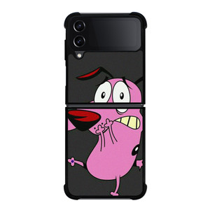 COURAGE THE COWARDLY DOG PINK Samsung Galaxy Z Flip 4 Case Cover COURAGE THE COWARDLY DOG PINK Samsung Galaxy Z Flip 4 Case Cover