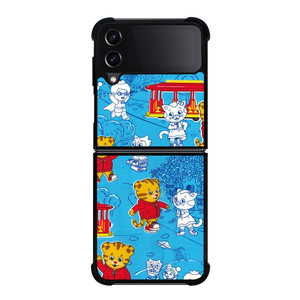 DANIEL TIGER PATTERN Samsung Galaxy Z Flip 4 Case Cover DANIEL TIGER PATTERN Samsung Galaxy Z Flip 4 Case Cover