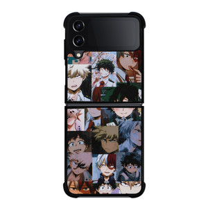 DEKU TODOROKI BAKUGO MY HERO ACADEMIA COLLAGE Samsung Galaxy Z Flip 4 Case Cover DEKU TODOROKI BAKUGO MY HERO ACADEMIA COLLAGE Samsung Galaxy Z Flip 4 Case Cover