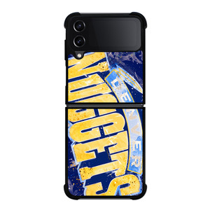 DENVER NUGGETS ABSTRACT SYMBOL Samsung Galaxy Z Flip 4 Case Cover DENVER NUGGETS ABSTRACT SYMBOL Samsung Galaxy Z Flip 4 Case Cover