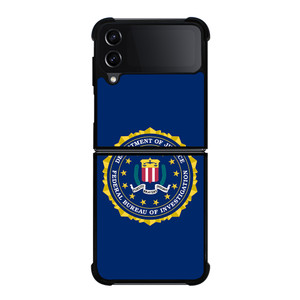 FBI BADGE BLUE Samsung Galaxy Z Flip 4 Case Cover FBI BADGE BLUE Samsung Galaxy Z Flip 4 Case Cover