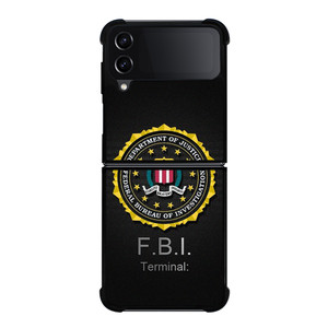 FBI TERMINAL BADGE Samsung Galaxy Z Flip 4 Case Cover FBI TERMINAL BADGE Samsung Galaxy Z Flip 4 Case Cover