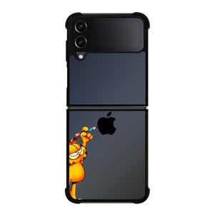 GARFIELD CAT APPLE LOGO Samsung Galaxy Z Flip 4 Case Cover