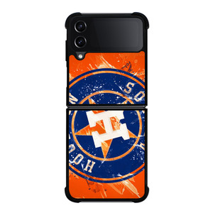 HOUSTON ASTROS BASEBALL BRUSHED SYMBOL Samsung Galaxy Z Flip 4 Case Cover HOUSTON ASTROS BASEBALL BRUSHED SYMBOL Samsung Galaxy Z Flip 4 Case Cover