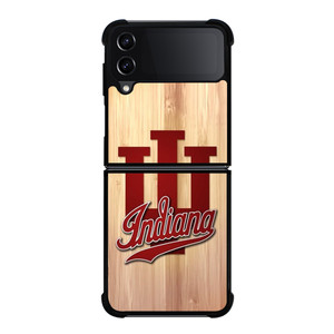 INDIANA HOOSIERS WOOD LOGO Samsung Galaxy Z Flip 4 Case Cover INDIANA HOOSIERS WOOD LOGO Samsung Galaxy Z Flip 4 Case Cover