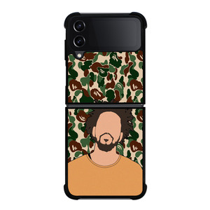 J COLE RAPPER BAPE CAMO Samsung Galaxy Z Flip 4 Case Cover