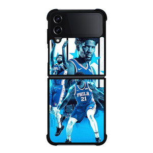 JOEL EMBIID PHILADELPHIA SIXERS ART Samsung Galaxy Z Flip 4 Case Cover
