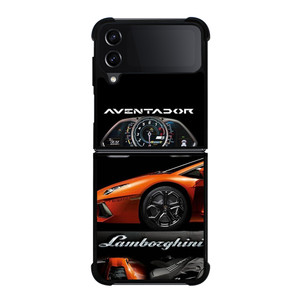 LAMBORGHINI AVENTADOR SUPERCAR Samsung Galaxy Z Flip 4 Case Cover LAMBORGHINI AVENTADOR SUPERCAR Samsung Galaxy Z Flip 4 Case Cover