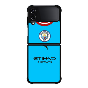 MANCHESTER CITY PUMA KIT Samsung Galaxy Z Flip 4 Case Cover MANCHESTER CITY PUMA KIT Samsung Galaxy Z Flip 4 Case Cover