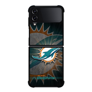 MIAMI DOLPHINS FOOTBALL METAL LOGO Samsung Galaxy Z Flip 4 Case Cover MIAMI DOLPHINS FOOTBALL METAL LOGO Samsung Galaxy Z Flip 4 Case Cover
