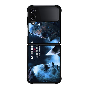MICHAEL MYER VS JASON VOORHEES THE FRIDAY 13 Samsung Galaxy Z Flip 4 Case Cover