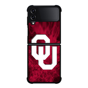 OKLAHOMA SOONERS SMOKED LOGO Samsung Galaxy Z Flip 4 Case Cover