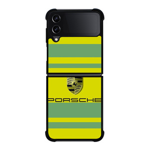 PORSCHE GREEN EMBLEM Samsung Galaxy Z Flip 4 Case Cover PORSCHE GREEN EMBLEM Samsung Galaxy Z Flip 4 Case Cover