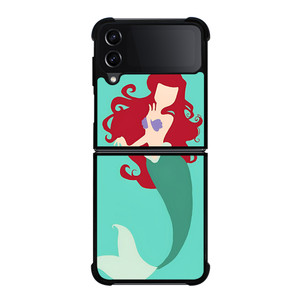 PRINCESS ARIEL LITTLE MERMAID MINIMALIST Samsung Galaxy Z Flip 4 Case Cover