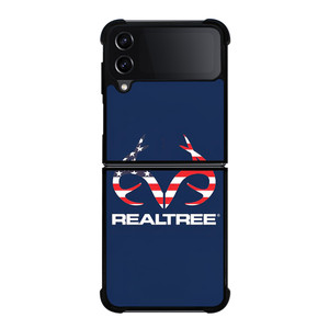 REALTREE USA FLAG LOGO Samsung Galaxy Z Flip 4 Case Cover