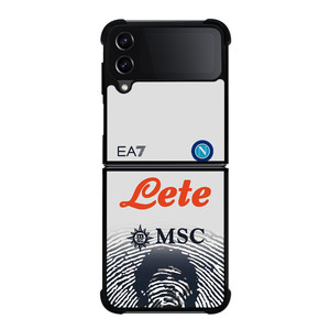 SSC NAPOLI MARADONA WHITE KIT Samsung Galaxy Z Flip 4 Case Cover