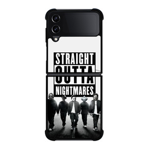STRAIGHT OUTTA NIGHTMARES HORROR MOVIES CHARACTERS Samsung Galaxy Z Flip 4 Case Cover
