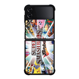 SUPER SMASH BROSH BRAWL LOGO Samsung Galaxy Z Flip 4 Case Cover