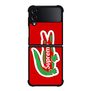 SUPREME X LACOSTE SYMBOL Samsung Galaxy Z Flip 4 Case Cover
