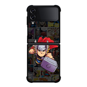 THOR MARVEL COMIC CUTE Samsung Galaxy Z Flip 4 Case Cover