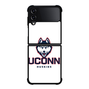 UCONN HUSKIES WHITE LOGO Samsung Galaxy Z Flip 4 Case Cover UCONN HUSKIES WHITE LOGO Samsung Galaxy Z Flip 4 Case Cover