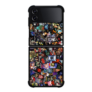 VHS CASSETTE TAPE HORROR MOVIES COLLECTION Samsung Galaxy Z Flip 4 Case Cover