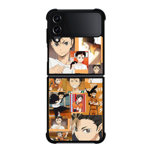 YUU NISHINOYA ANIME HAIKYUU Samsung Galaxy Z Flip 4 Case Cover YUU NISHINOYA ANIME HAIKYUU Samsung Galaxy Z Flip 4 Case Cover