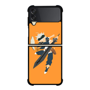 ASTA BLACK CLOVER MINIMALIST Samsung Galaxy Z Flip 3 Case Cover ASTA BLACK CLOVER MINIMALIST Samsung Galaxy Z Flip 3 Case Cover