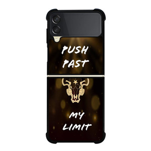 BLACK CLOVER BLACK BULL QUOTES Samsung Galaxy Z Flip 3 Case Cover BLACK CLOVER BLACK BULL QUOTES Samsung Galaxy Z Flip 3 Case Cover