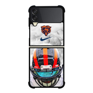 CHICAGO BEARS NIKE HELMET Samsung Galaxy Z Flip 3 Case Cover CHICAGO BEARS NIKE HELMET Samsung Galaxy Z Flip 3 Case Cover