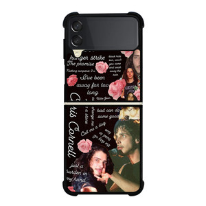 CHRIS CORNELL COLLAGE Samsung Galaxy Z Flip 3 Case Cover CHRIS CORNELL COLLAGE Samsung Galaxy Z Flip 3 Case Cover