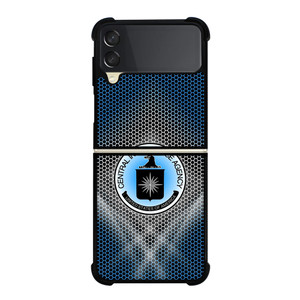 CIA CENTRAL INTELLIGENCE AGENCY CARBON LOGO Samsung Galaxy Z Flip 3 Case Cover CIA CENTRAL INTELLIGENCE AGENCY CARBON LOGO Samsung Galaxy Z Flip 3 Case Cover