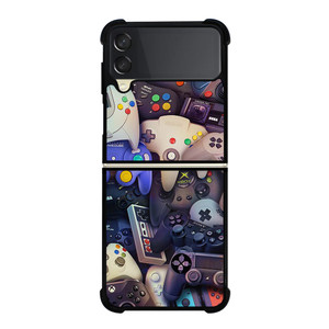CONSOLES CONTROLLER COLLECTION Samsung Galaxy Z Flip 3 Case Cover CONSOLES CONTROLLER COLLECTION Samsung Galaxy Z Flip 3 Case Cover