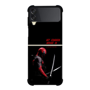 DEADPOOL FUNNY MY COMMON SENSE IS TINGLING Samsung Galaxy Z Flip 3 Case Cover DEADPOOL FUNNY MY COMMON SENSE IS TINGLING Samsung Galaxy Z Flip 3 Case Cover
