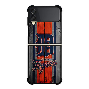 DETROIT TIGERS FOOTBALL WOOD LOGO Samsung Galaxy Z Flip 3 Case Cover DETROIT TIGERS FOOTBALL WOOD LOGO Samsung Galaxy Z Flip 3 Case Cover