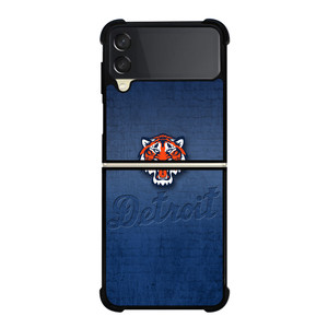 DETROIT TIGERS WALL TEXTURE Samsung Galaxy Z Flip 3 Case Cover DETROIT TIGERS WALL TEXTURE Samsung Galaxy Z Flip 3 Case Cover