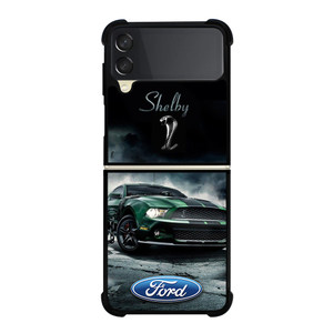 FORD SHELBY GT GREEN Samsung Galaxy Z Flip 3 Case Cover FORD SHELBY GT GREEN Samsung Galaxy Z Flip 3 Case Cover