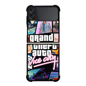 GTA GRAND THEFT AUTO VICE CITY POSTER Samsung Galaxy Z Flip 3 Case Cover
