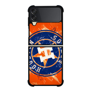 HOUSTON ASTROS BASEBALL BRUSHED SYMBOL Samsung Galaxy Z Flip 3 Case Cover HOUSTON ASTROS BASEBALL BRUSHED SYMBOL Samsung Galaxy Z Flip 3 Case Cover
