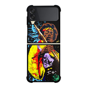 JIMI HENDRIX SPLASH ART Samsung Galaxy Z Flip 3 Case Cover JIMI HENDRIX SPLASH ART Samsung Galaxy Z Flip 3 Case Cover