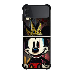 KING MICKEY MOUSE BRUSHED ART Samsung Galaxy Z Flip 3 Case Cover KING MICKEY MOUSE BRUSHED ART Samsung Galaxy Z Flip 3 Case Cover