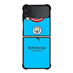 MANCHESTER CITY PUMA KIT Samsung Galaxy Z Flip 3 Case Cover MANCHESTER CITY PUMA KIT Samsung Galaxy Z Flip 3 Case Cover