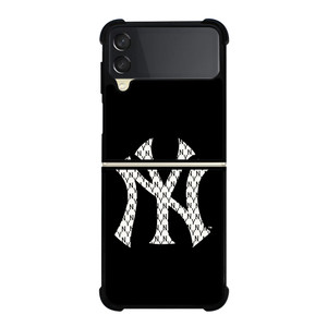 NEW YORK YANKEES NY LOGO PATTERN Samsung Galaxy Z Flip 3 Case Cover NEW YORK YANKEES NY LOGO PATTERN Samsung Galaxy Z Flip 3 Case Cover