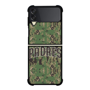 SAN DIEGO PADRES CAMO LOGO Samsung Galaxy Z Flip 3 Case Cover