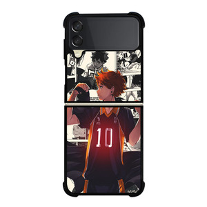 SHOYO HINATA HAIKYUU ANIME COLLAGE Samsung Galaxy Z Flip 3 Case Cover